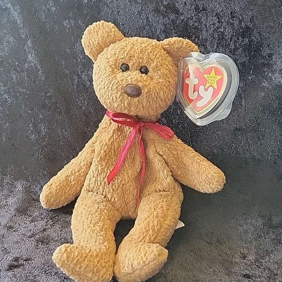 TY 1993 Curly Bear beanie baby